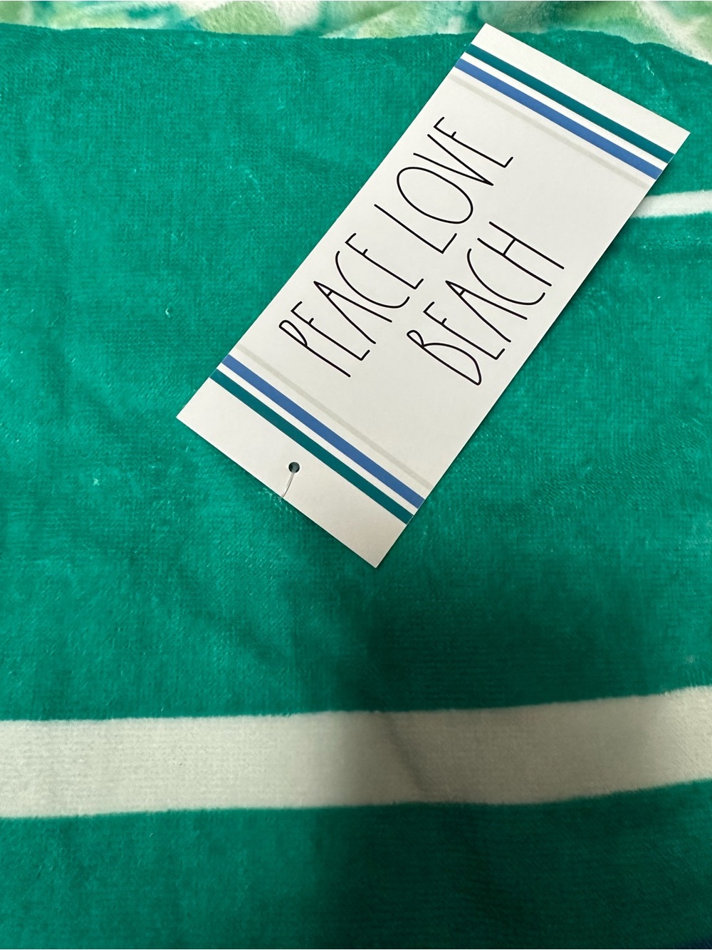 Rae Dunn Peach,Love,Beach Beach Towel,New
